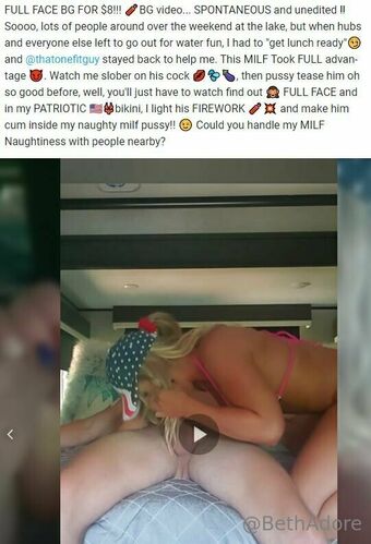 BethAdore Nahé Úniky OnlyFans Fotka 53